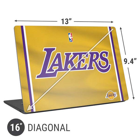 NBA Los Angeles Lakers Jersey Universal Laptop 16in (13 x 9.4in) Skin